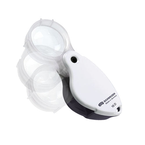 Schweizer ERGO-Pocket Flip Magnifier 35mm (4x)
