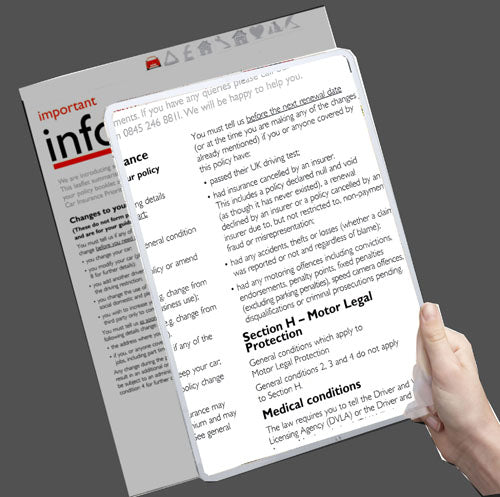 Large Rigid Page Magnifier Sheet