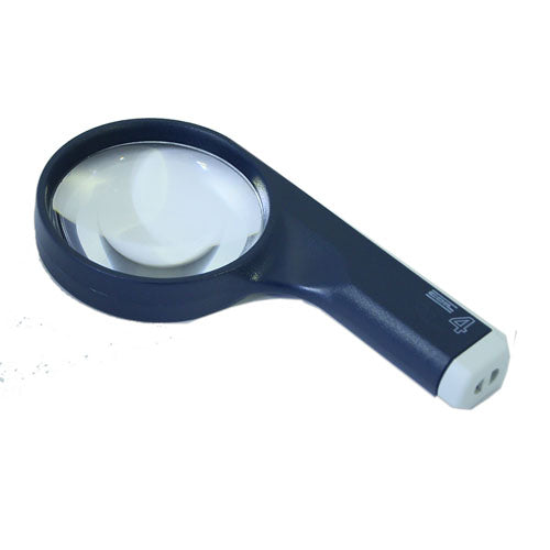 COIL Hi Power Round Hand Magnifier 3¼"/81mm (4x)
