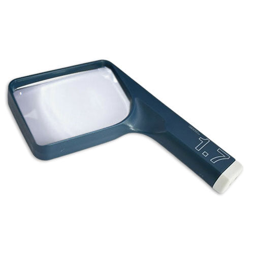 COIL Hi Power Rectangular Hand Magnifier 4 x 3"/96 x 71mm (1.7x)